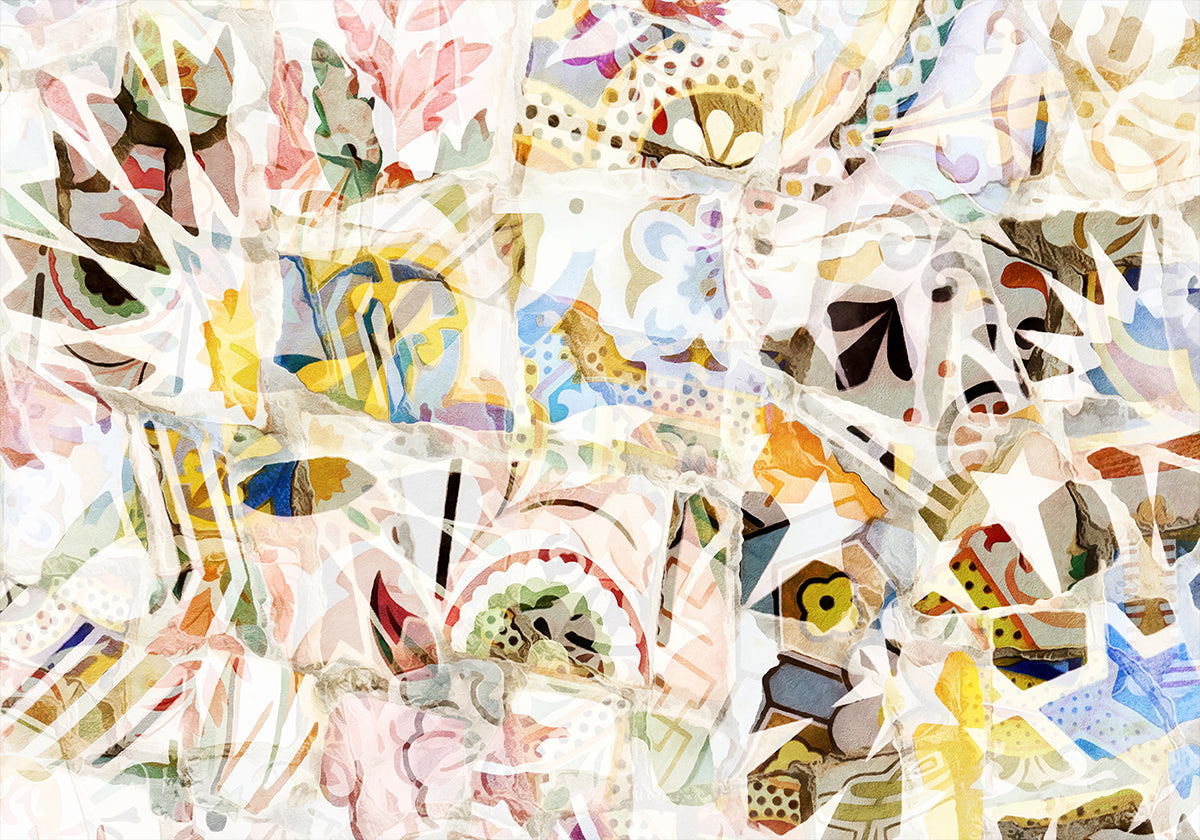 Mosaic of Barcelona 19 Plakat