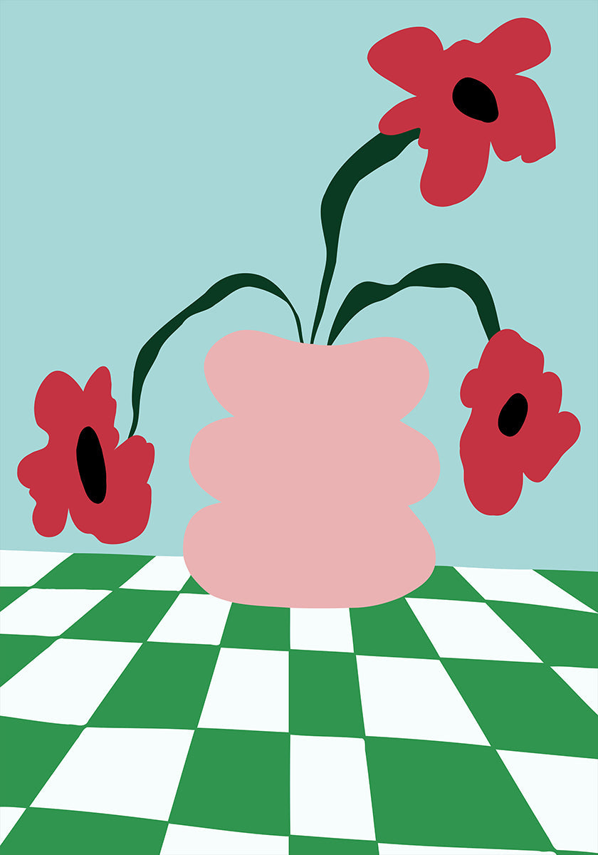 Bold Clay Florals Plakat