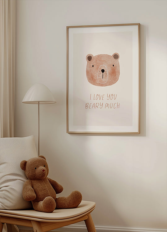 Baby - I Love You Beary Much Plakat