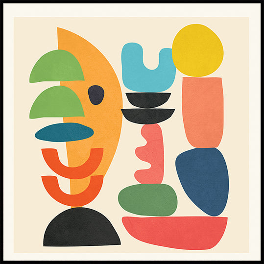 Minimal Abstract Geometry 1 Plakat