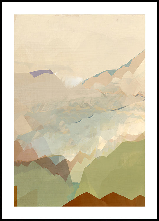 Peachy Mountain Range 3 Plakat