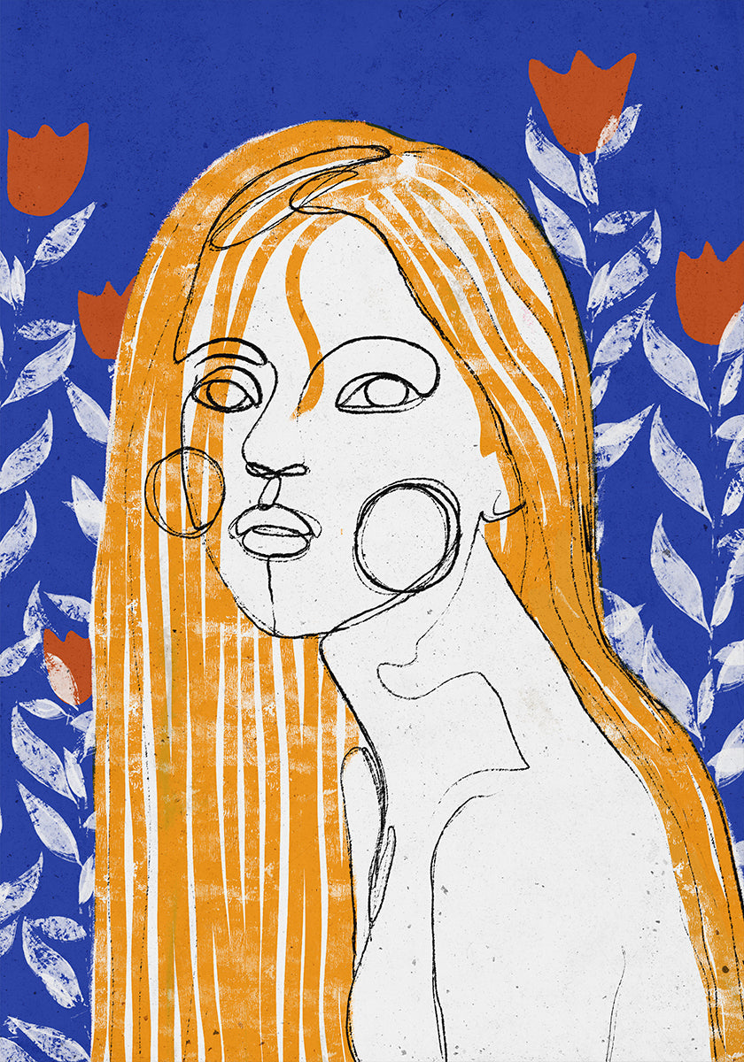 Floral Serenity Plakat