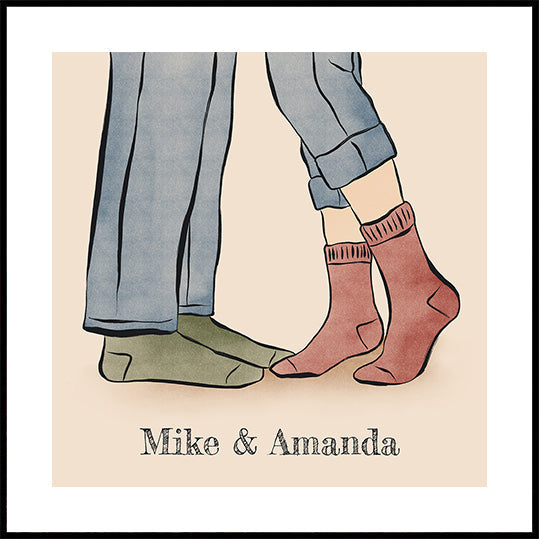 Couple Names Personal Plakat