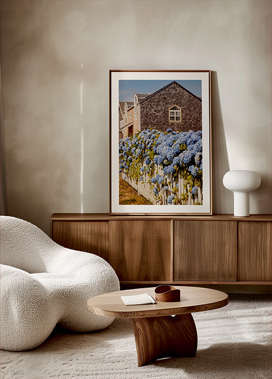 Cannon Beach Hydrangeas Plakat