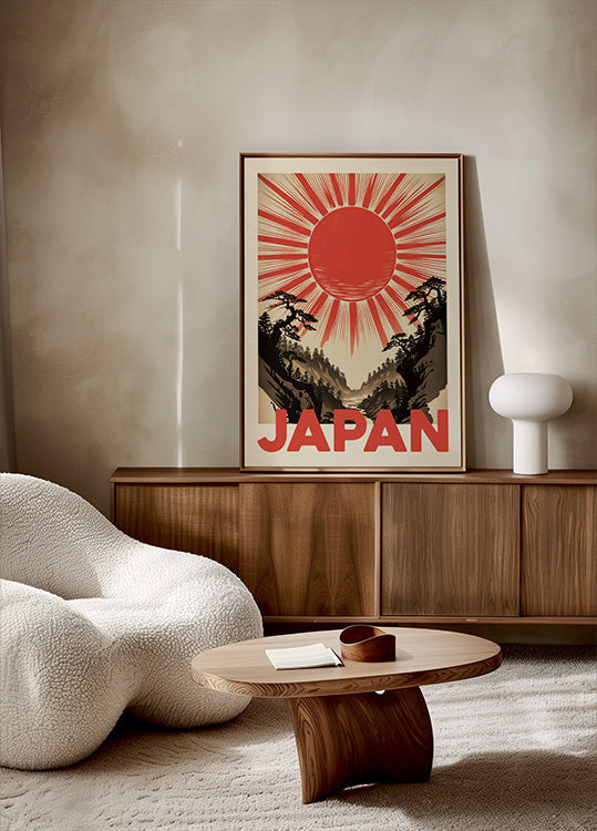 Japanese Sun Plakat