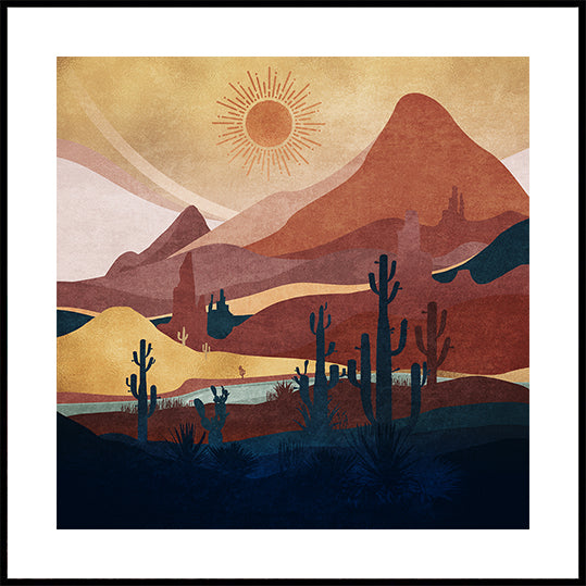 Desert Sunrise Bliss Plakat