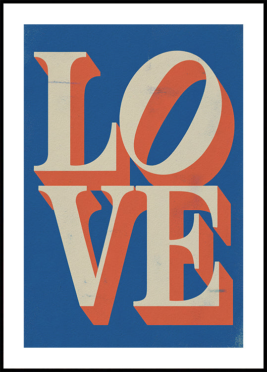 Retro Love Plakat