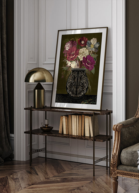 Vintage bouquet Plakat