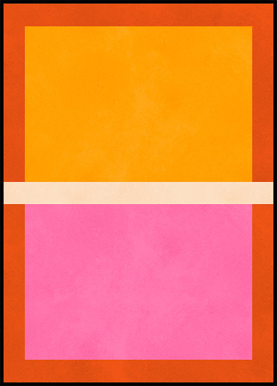 Bold Geometric Blocks Plakat