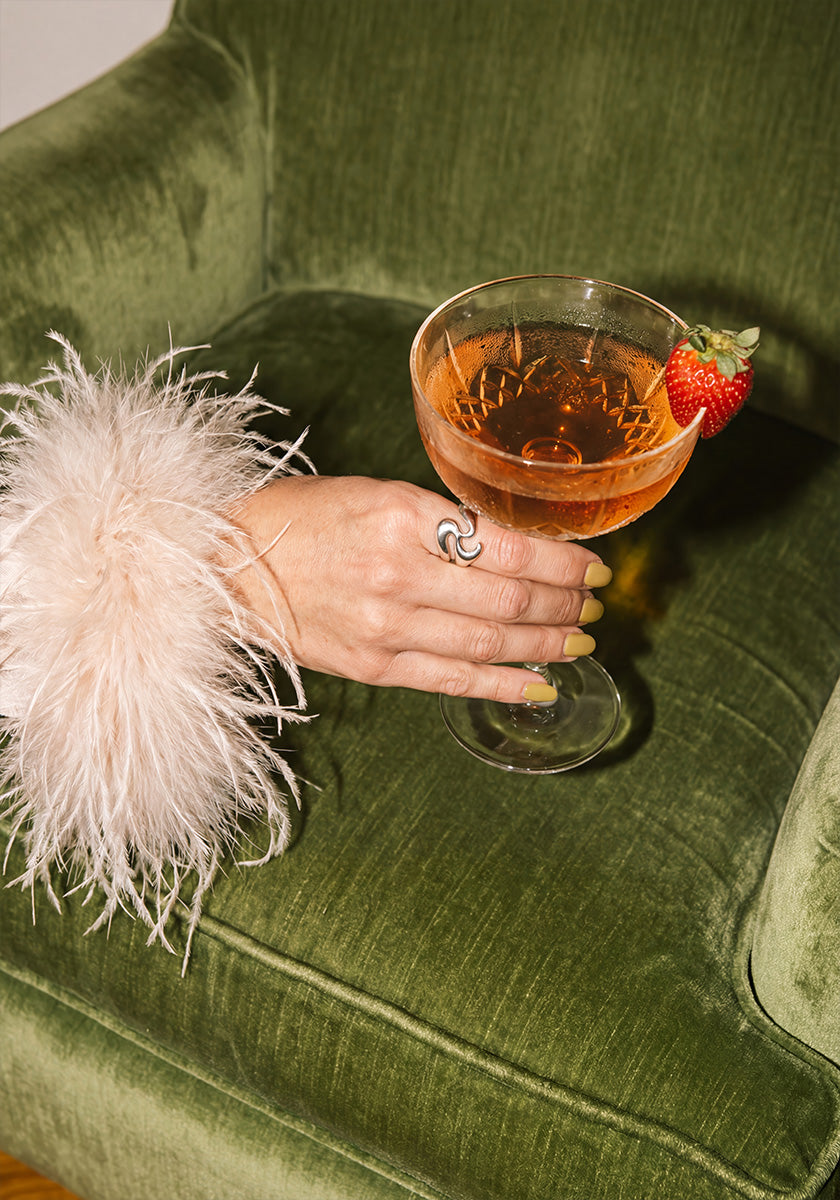 Drink With Strawberry Plakat