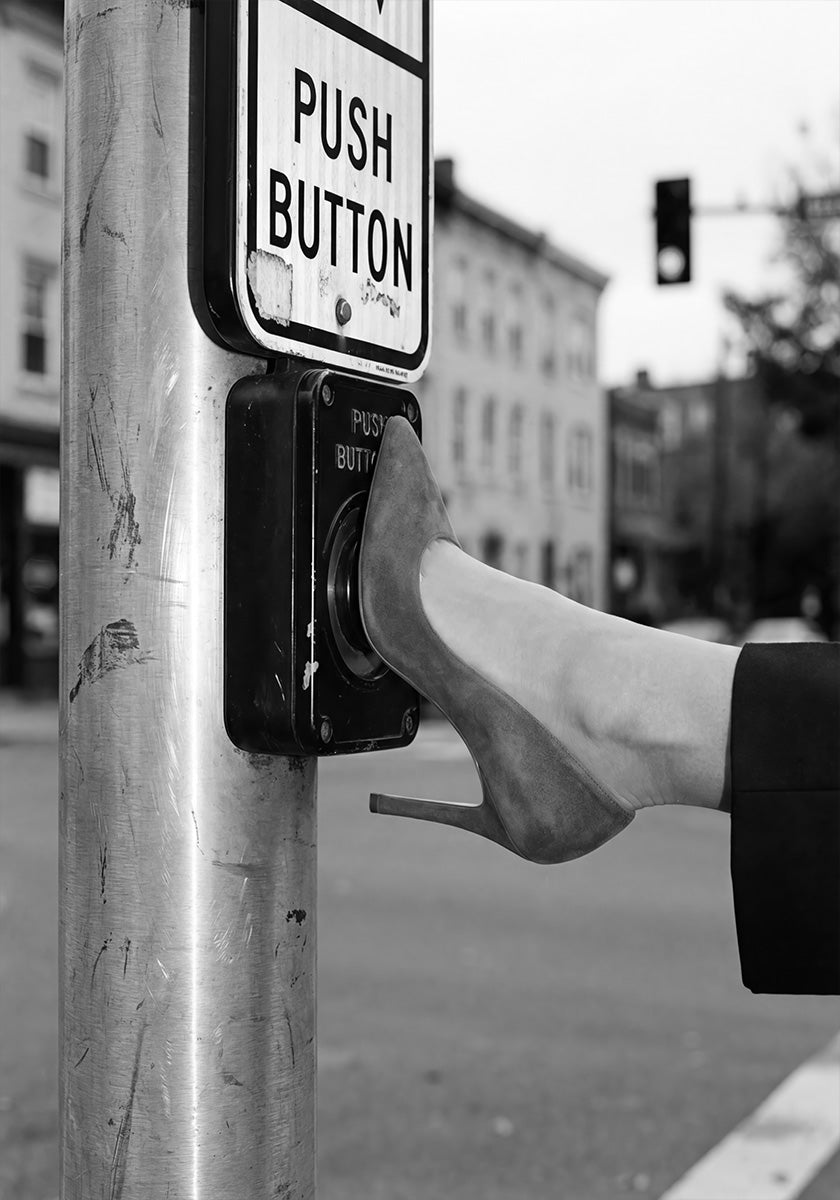 Push Button Plakat