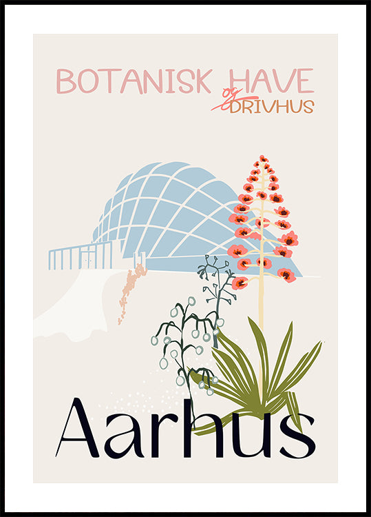 Aarhus Botanical Garden, Denmark Plakat