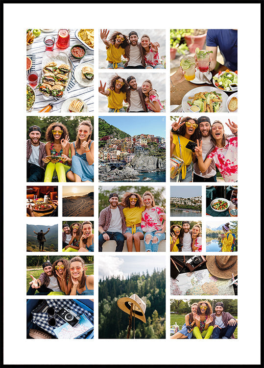 21 Photo Collage Personal Plakat