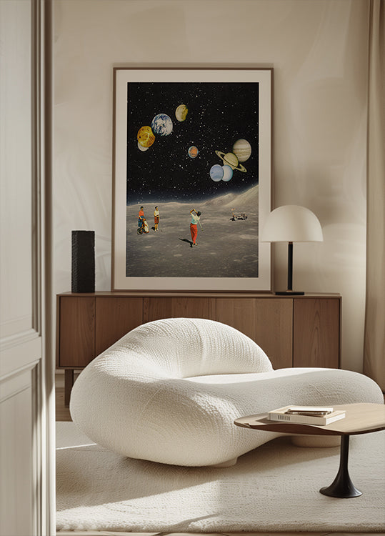 Space Golf Plakat