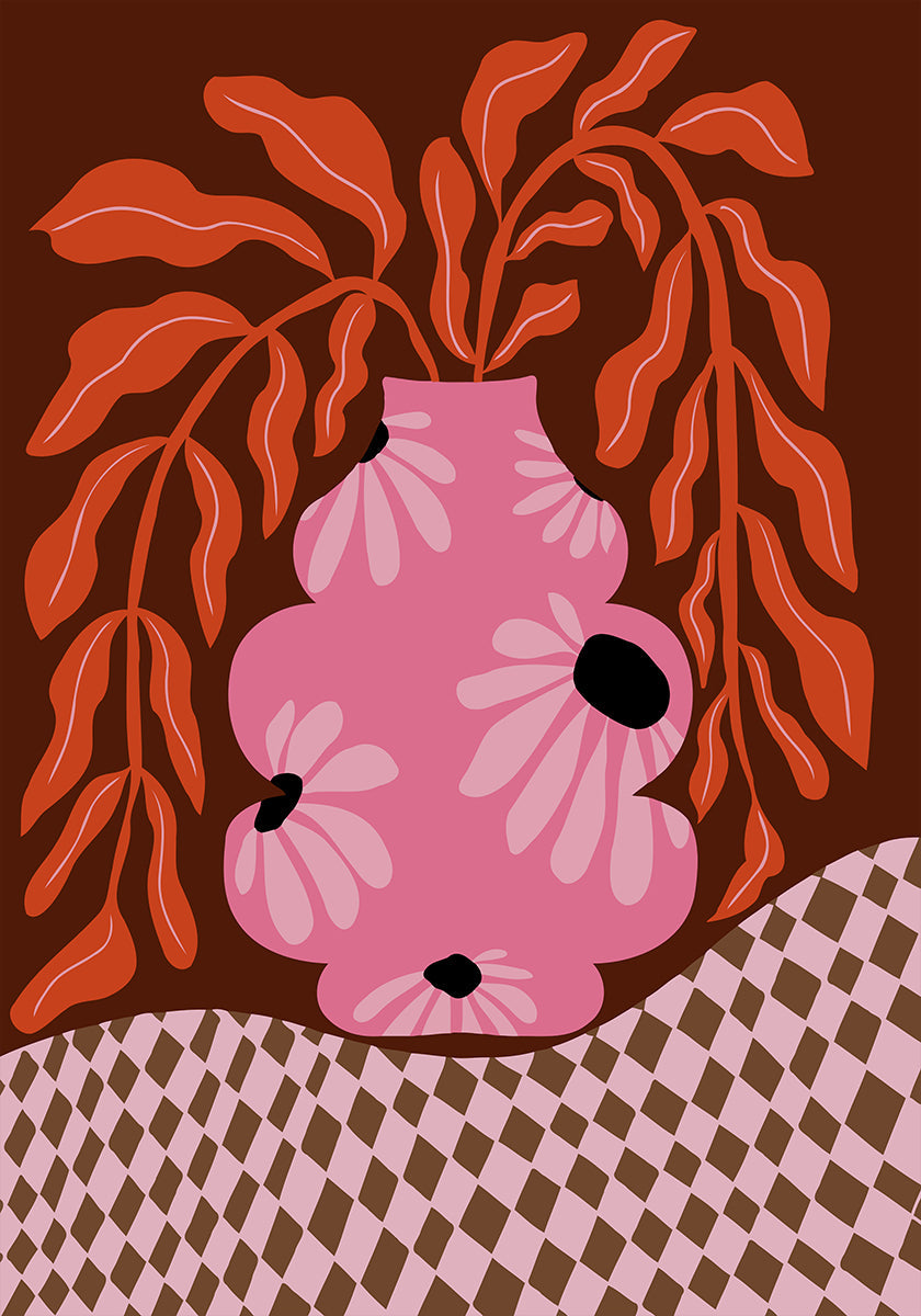 Happy Fern Fall Plakat