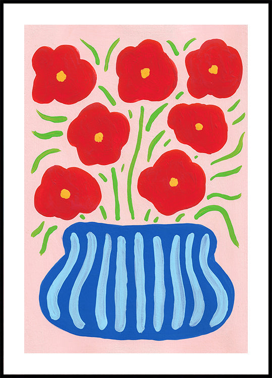 Red Flowers Plakat