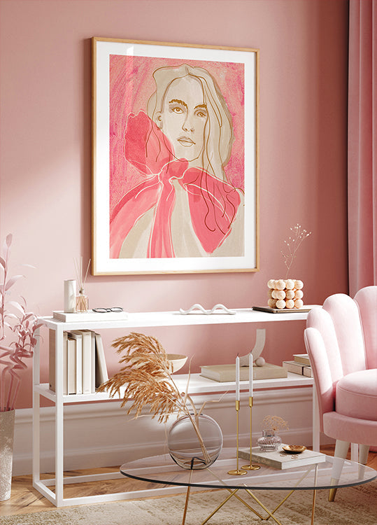 Ethereal Red Plakat