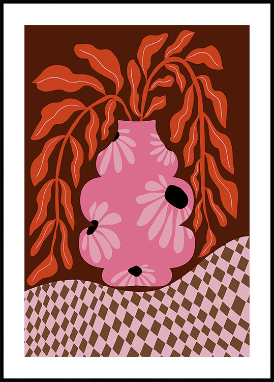 Happy Fern Fall Plakat