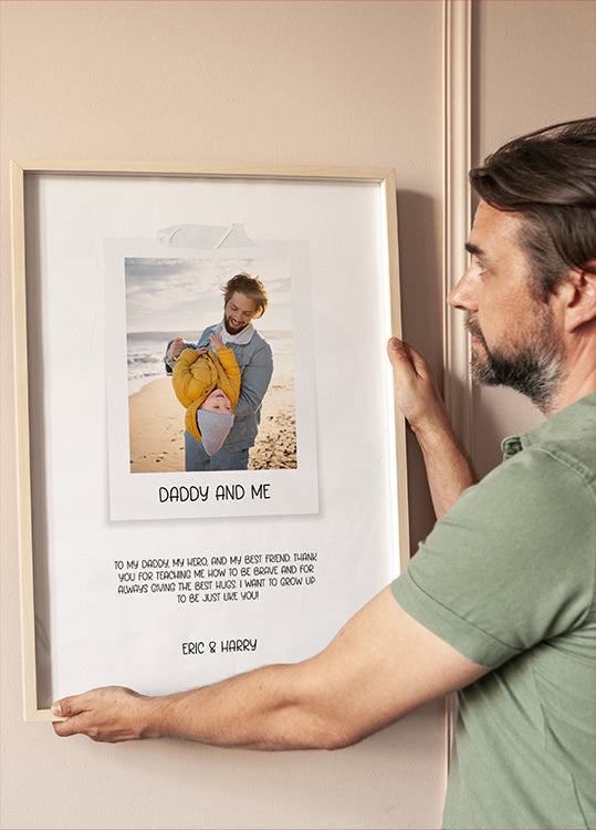 My Daddy Photo Personal Plakat