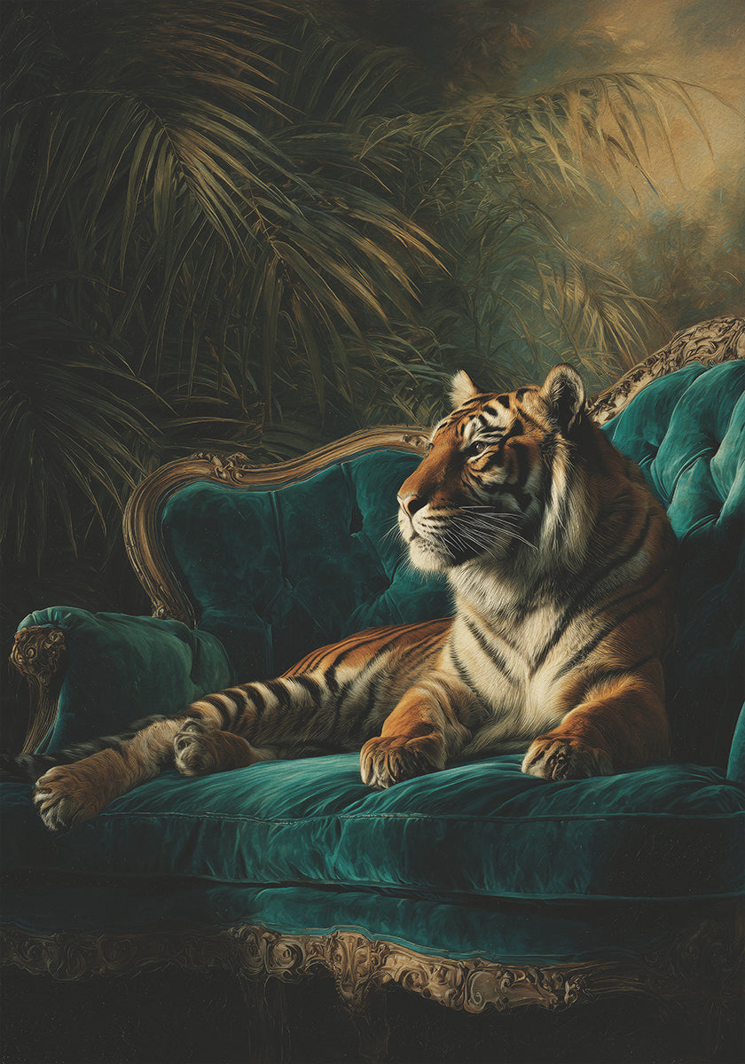Resting Tiger Plakat
