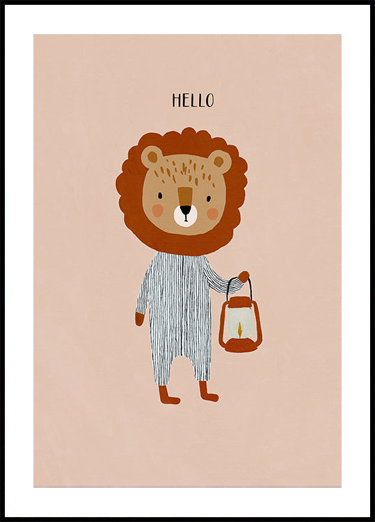 Hello(lion) Plakat