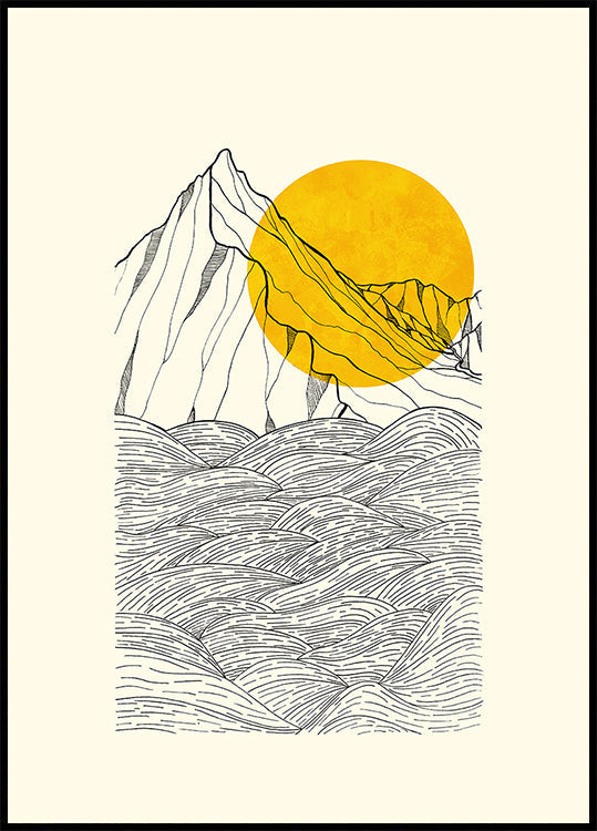 Peak waves Plakat