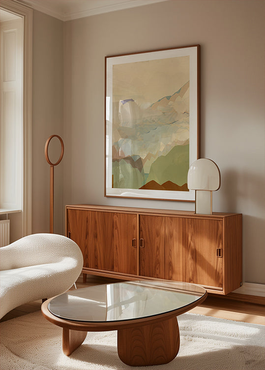 Peachy Mountain Range 3 Plakat
