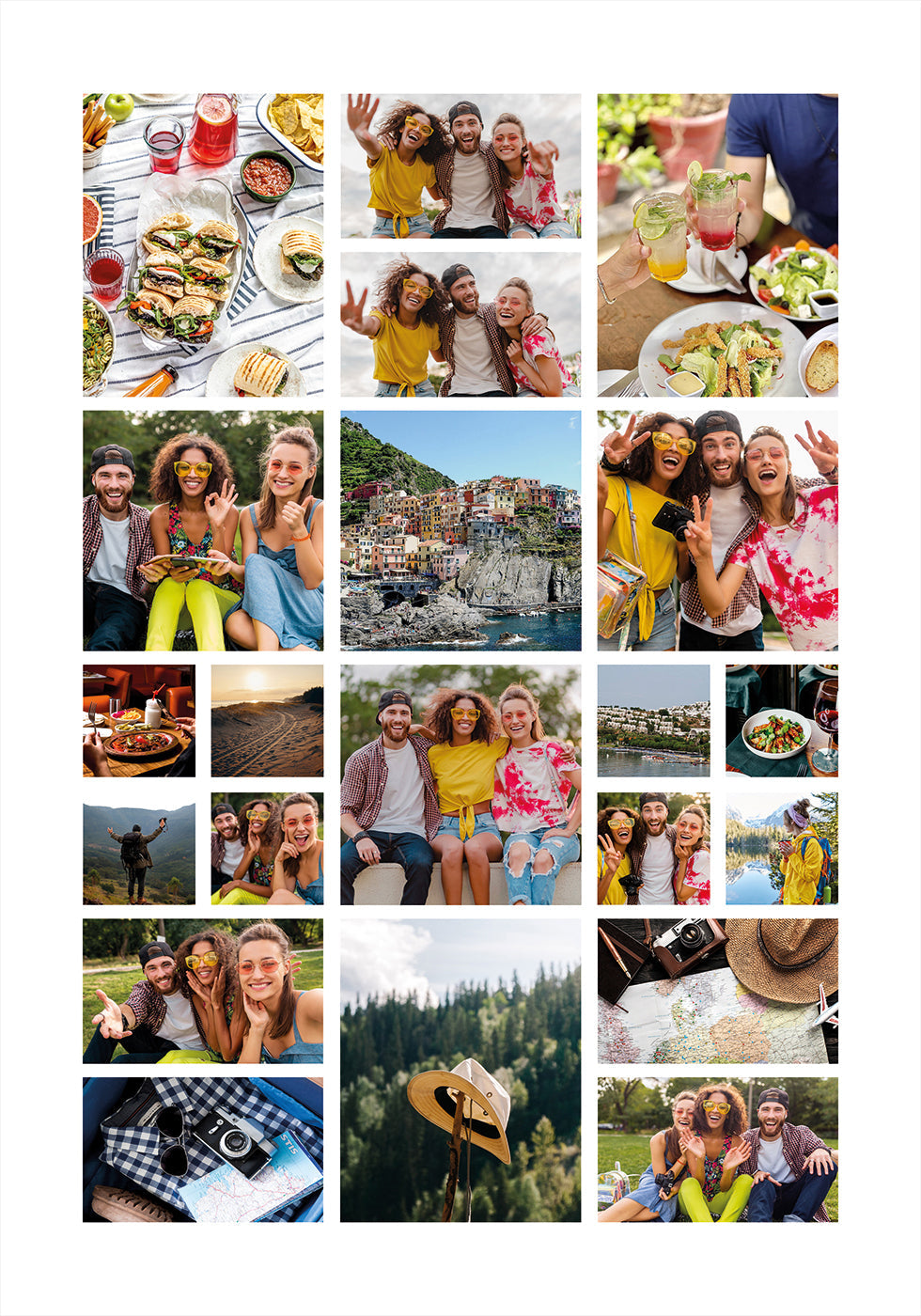 21 Photo Collage Personal Plakat