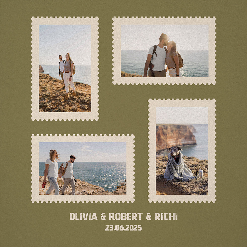 Personal Travel Postmark Plakat
