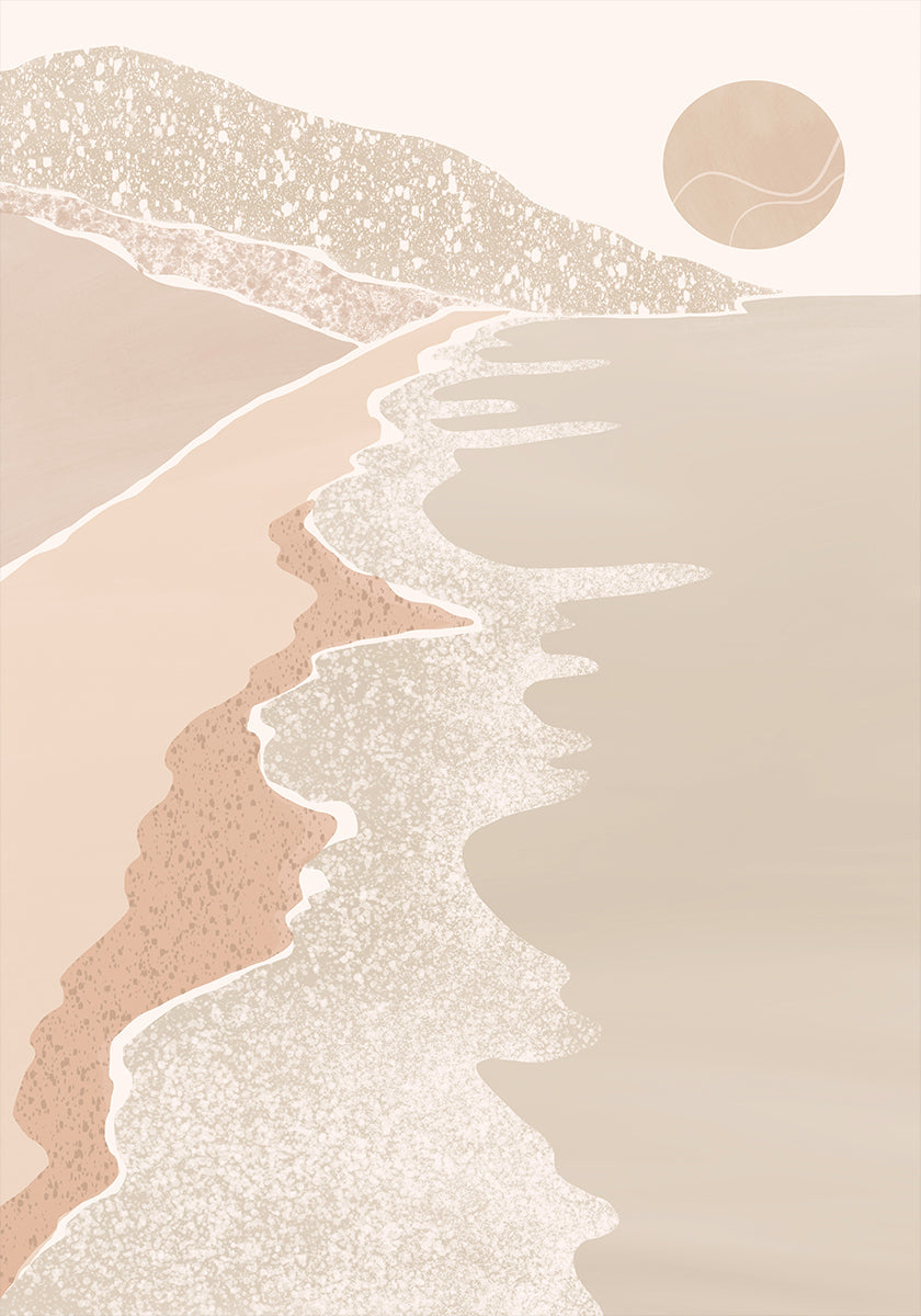 Abstract Seaside Plakat