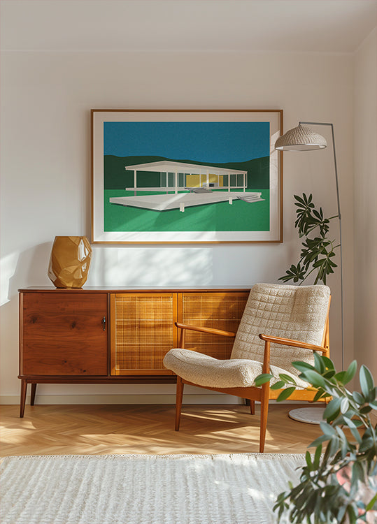 Ludwig Mies Van Der Rohe Farnsworth House Plakat