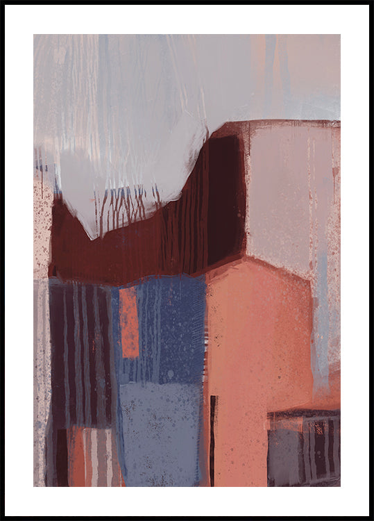 Abstract Urban Forms Plakat