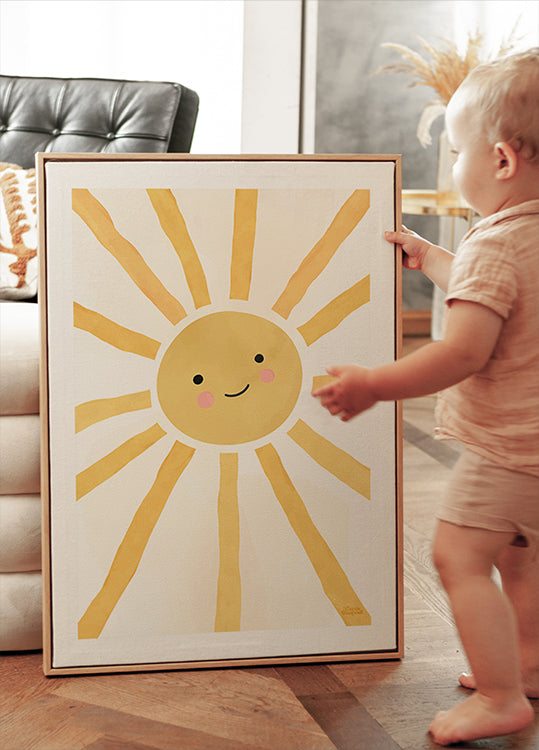 Happy Cheerful Sunshine Plakat