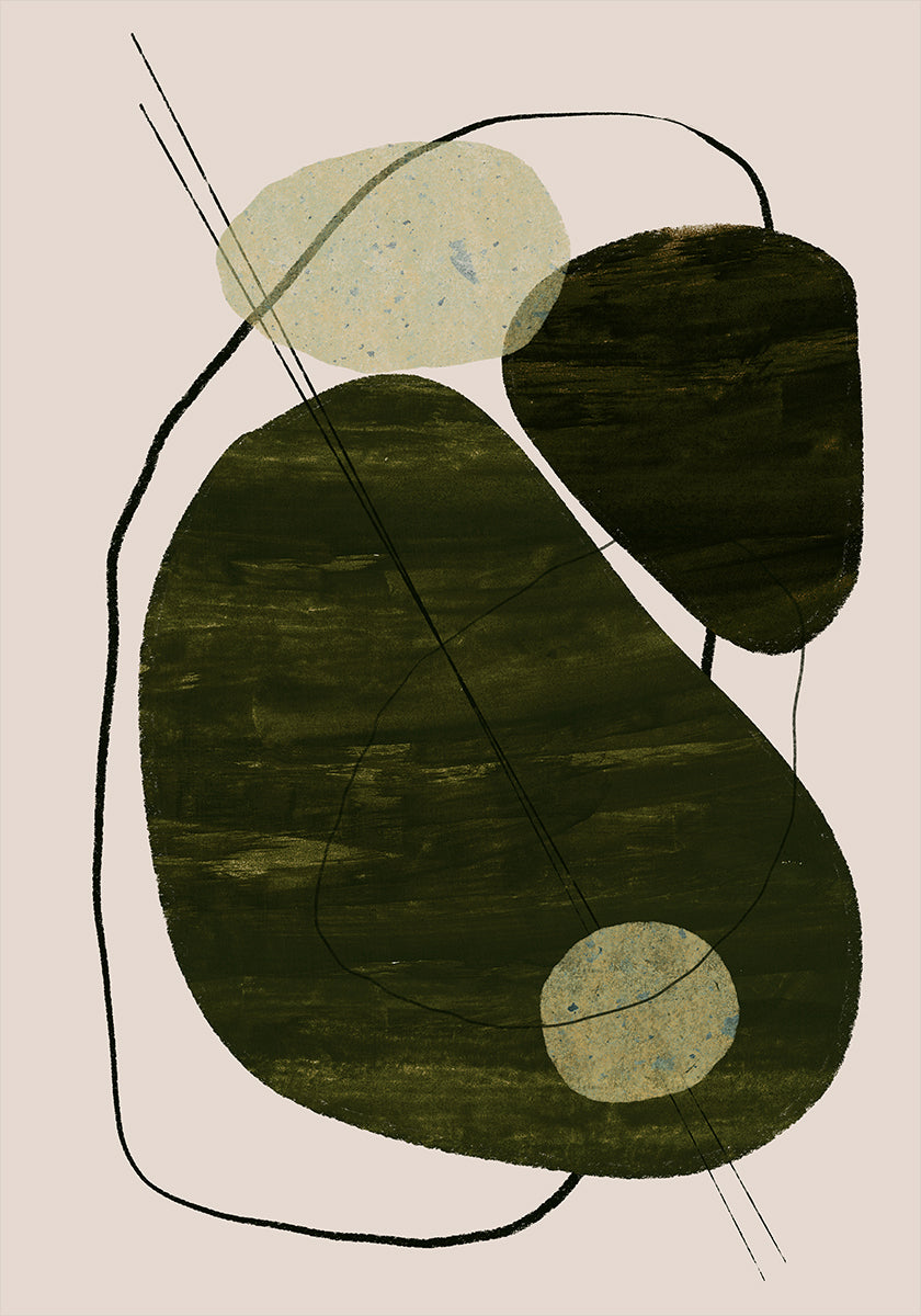 Earthy Abstraction Plakat
