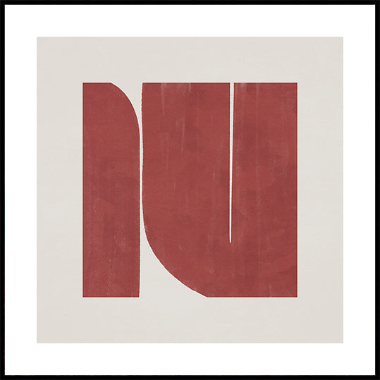 Crimson Curves Plakat