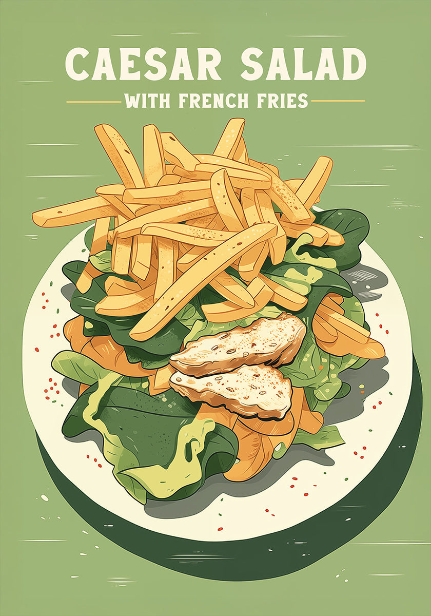 Caesar Salad Plakat