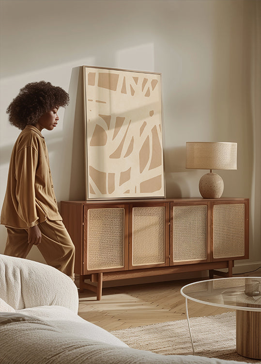 Expressive lines 4 Plakat