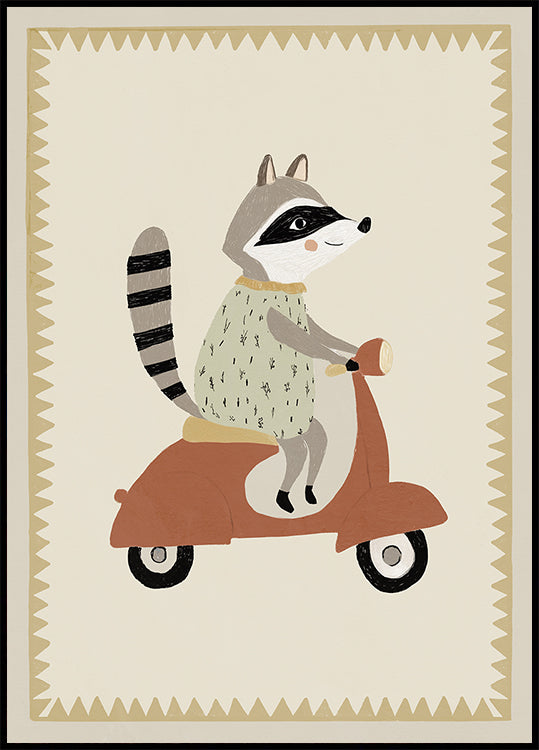 Drivingraccoon Plakat