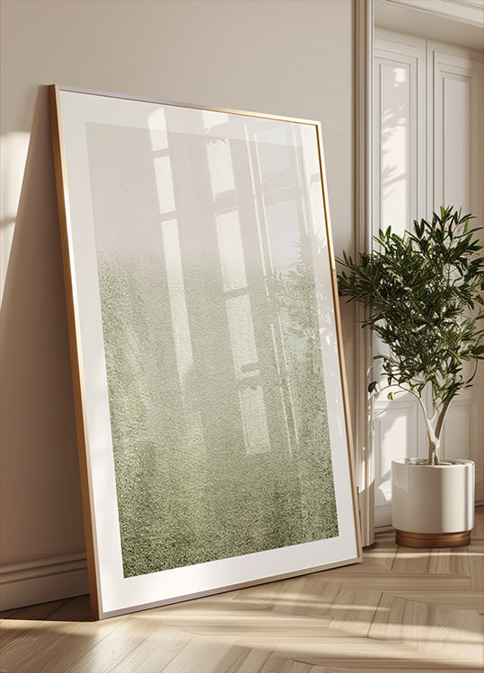 Abstract Texture With Fading Green Plakat