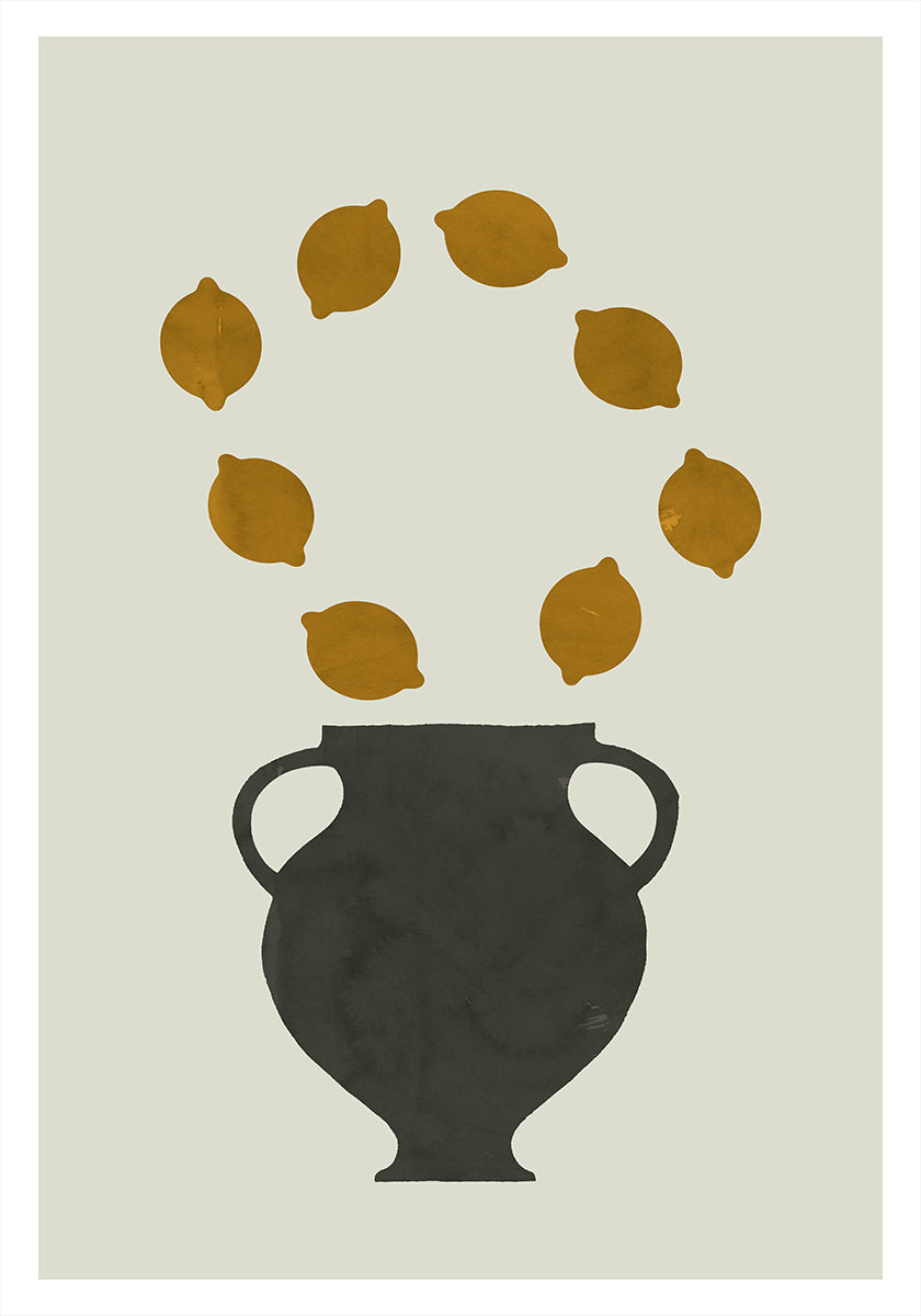 Citrus &amp; Clay Study 1 Plakat