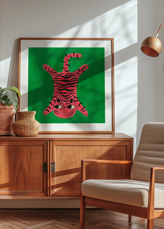Cat Rug Plakat