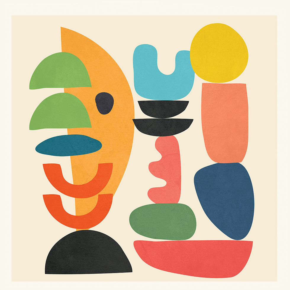 Minimal Abstract Geometry 1 Plakat