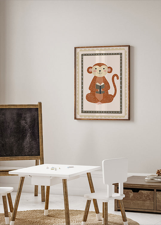 Booklove(monkey) Plakat