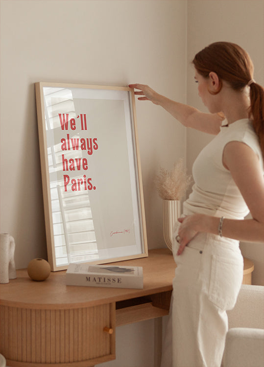 Modern Typographic Artwork Plakat