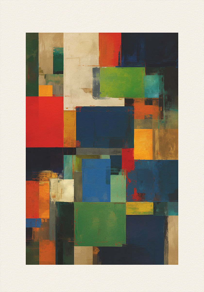 Painted Blocks Plakat