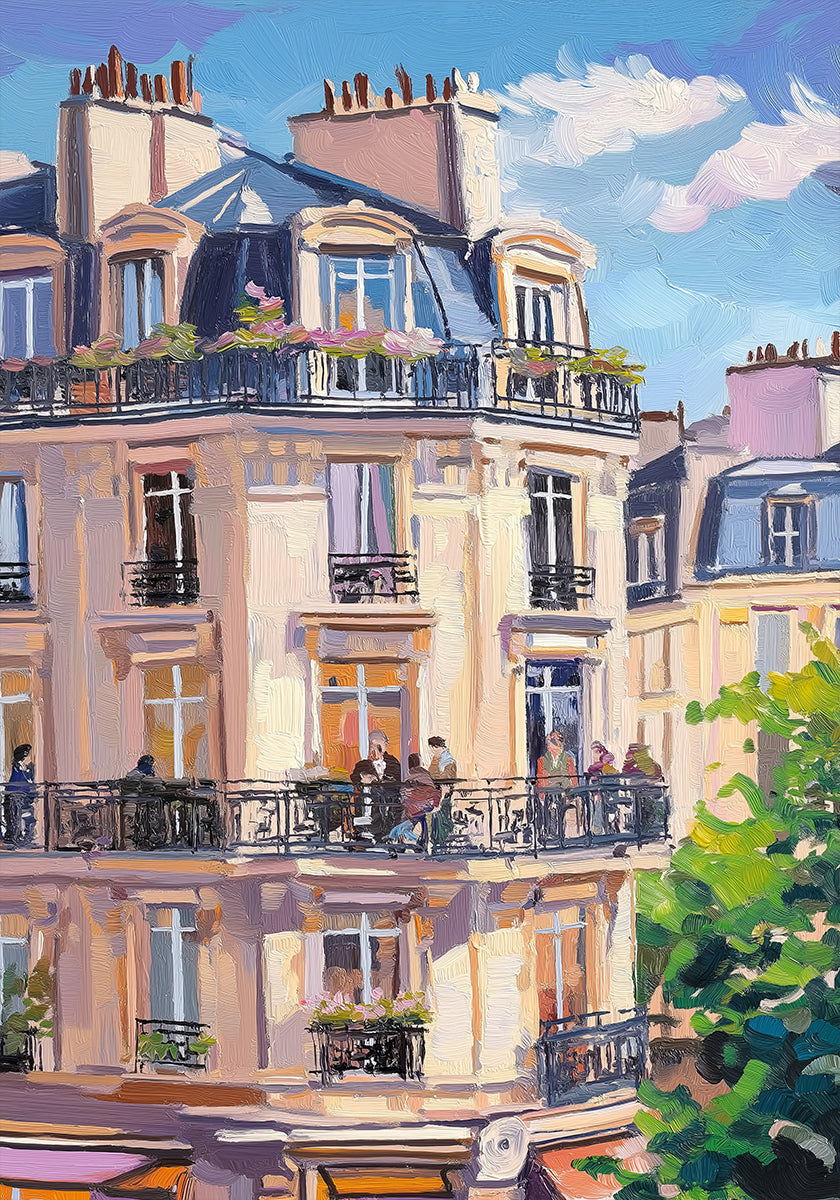 Paris Building Plakat