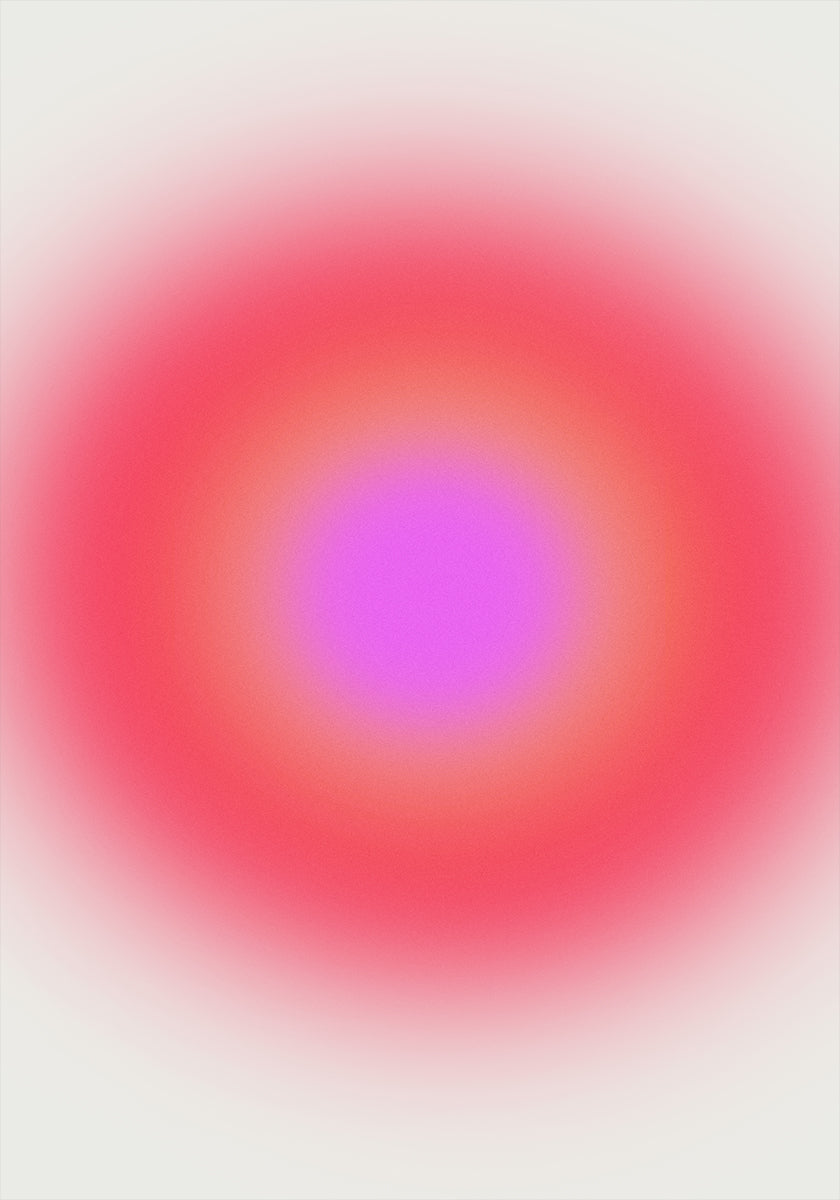 Radiant Glow Sphere Plakat