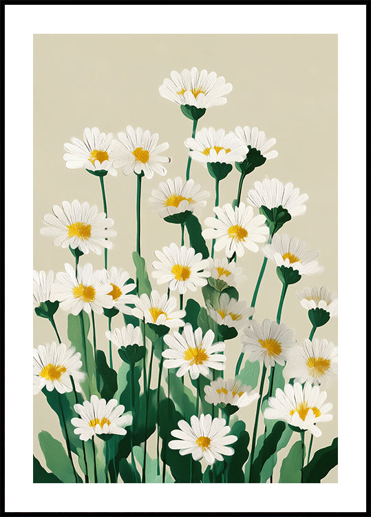 Daisy Meadow Morning Plakat