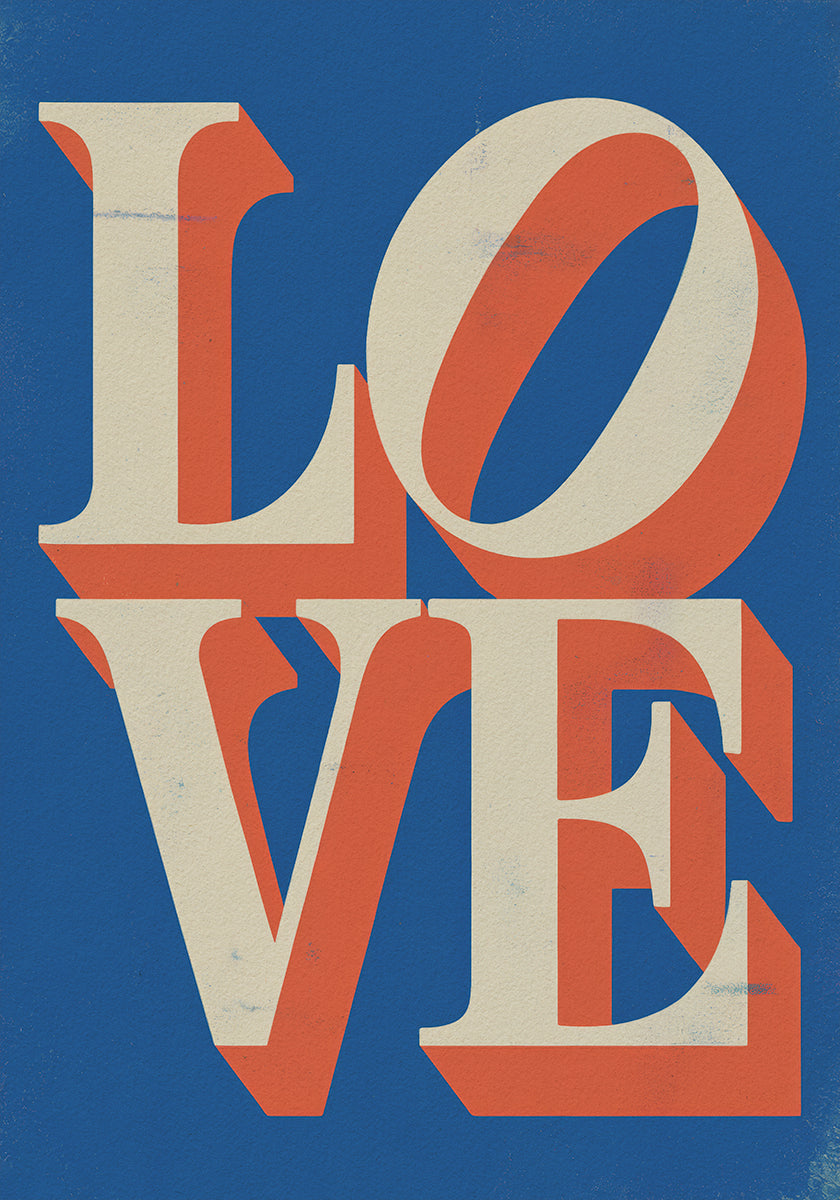 Retro Love Plakat