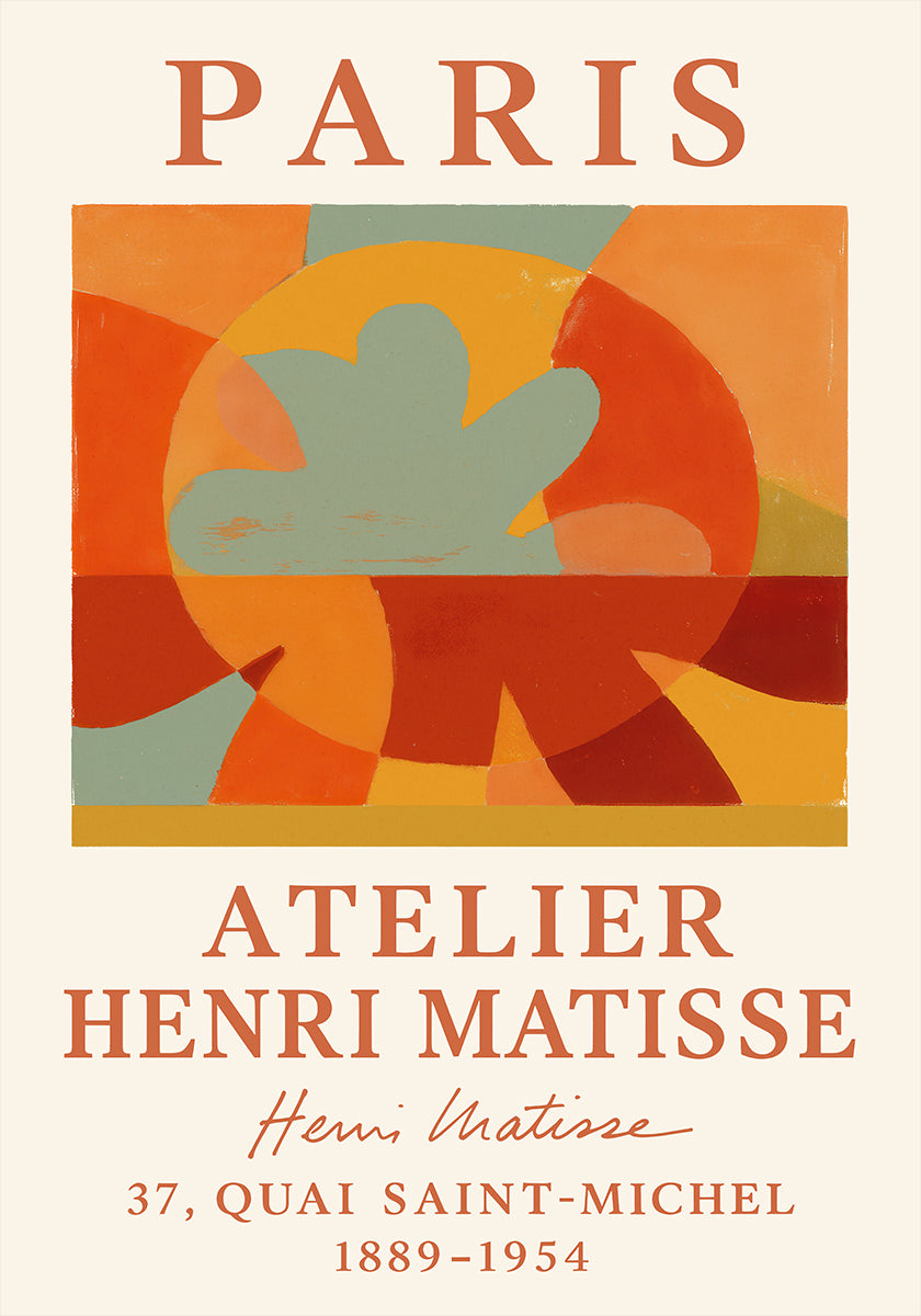 Ateliermatisse Plakat
